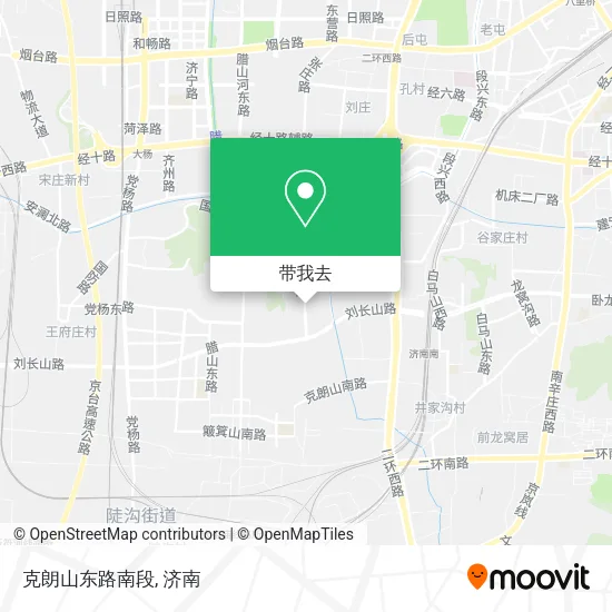 克朗山东路南段地图