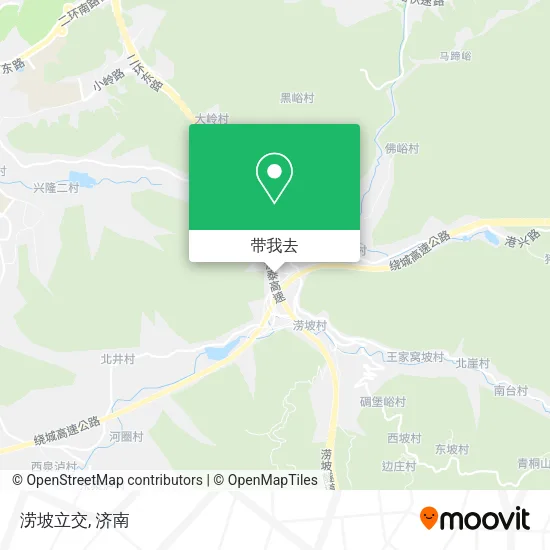 涝坡立交地图