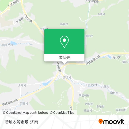 涝坡农贸市场地图