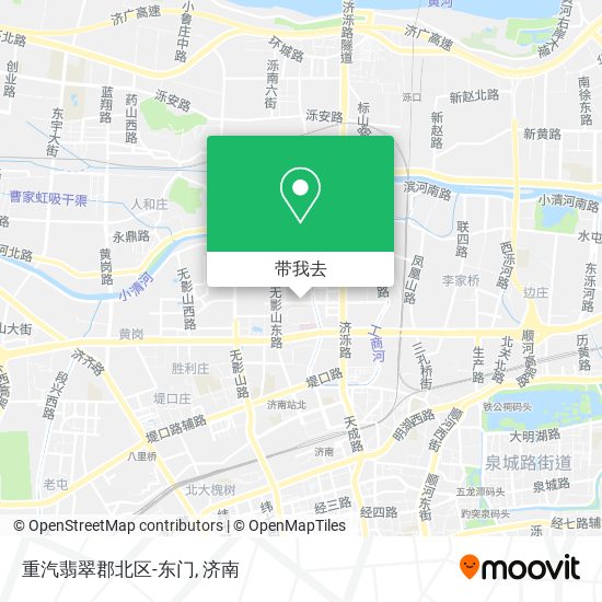 重汽翡翠郡北区-东门地图