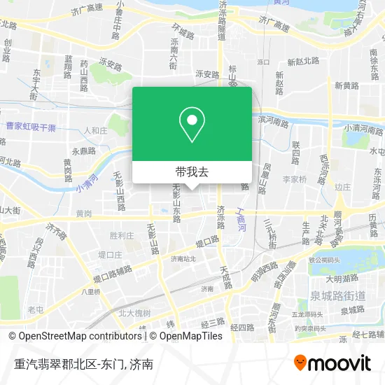 重汽翡翠郡北区-东门地图