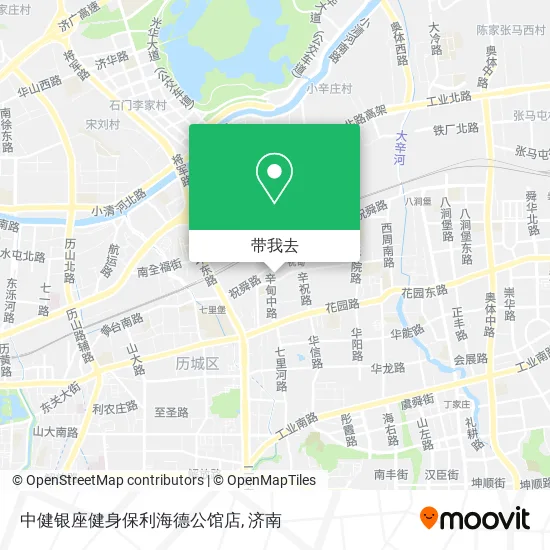 中健银座健身保利海德公馆店地图