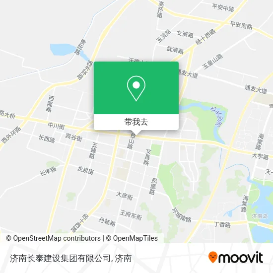 济南长泰建设集团有限公司地图