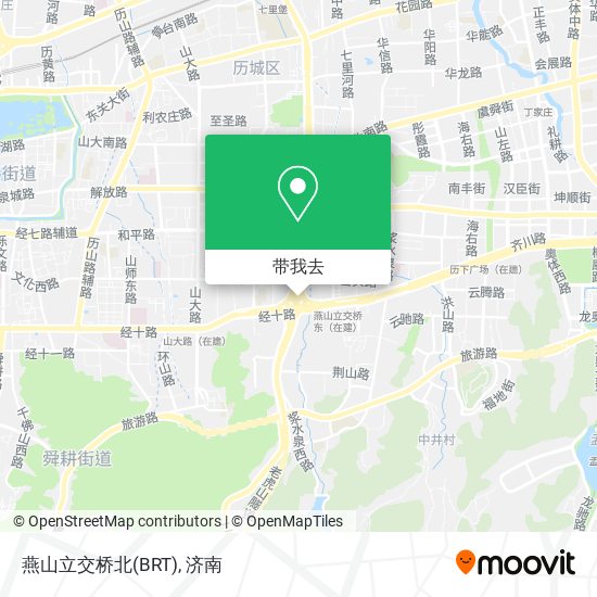 燕山立交桥北(BRT)地图