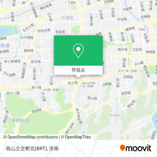 燕山立交桥北(BRT)地图