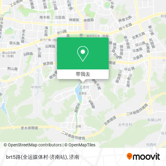 brt5路(全运媒体村-济南站)地图