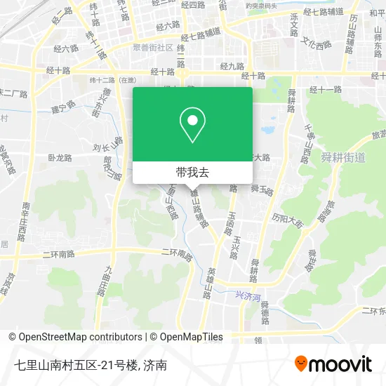 七里山南村五区-21号楼地图