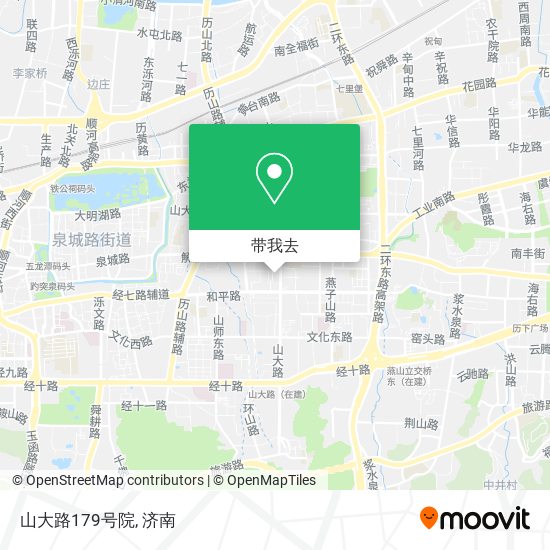 山大路179号院地图