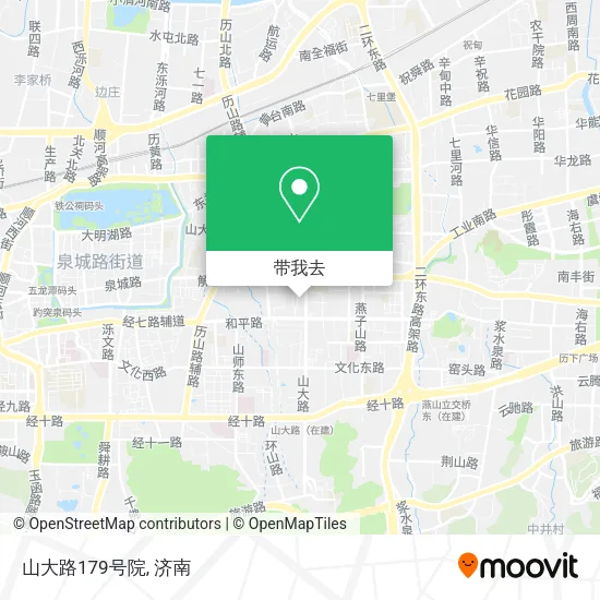 山大路179号院地图