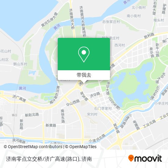 济南零点立交桥/济广高速(路口)地图