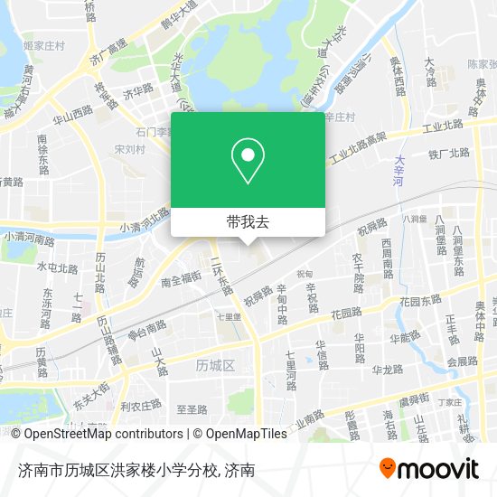 济南市历城区洪家楼小学分校地图