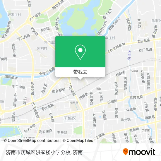 济南市历城区洪家楼小学分校地图