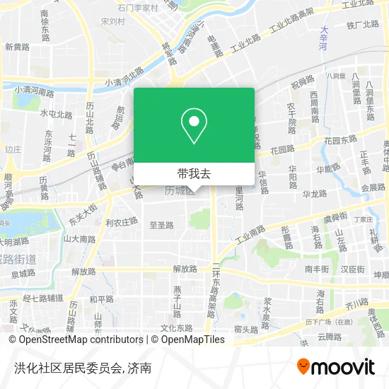 洪化社区居民委员会地图