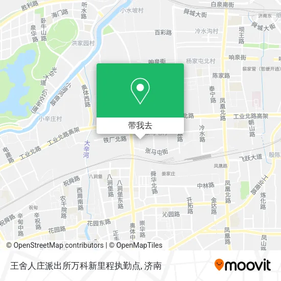 王舍人庄派出所万科新里程执勤点地图