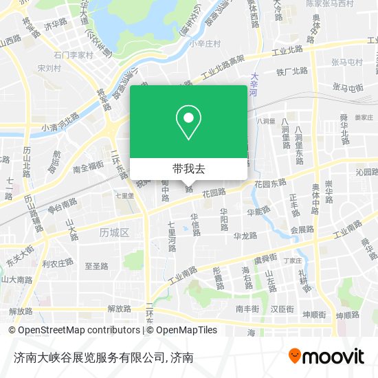 济南大峡谷展览服务有限公司地图