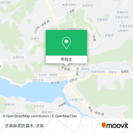 济南林景防腐木地图