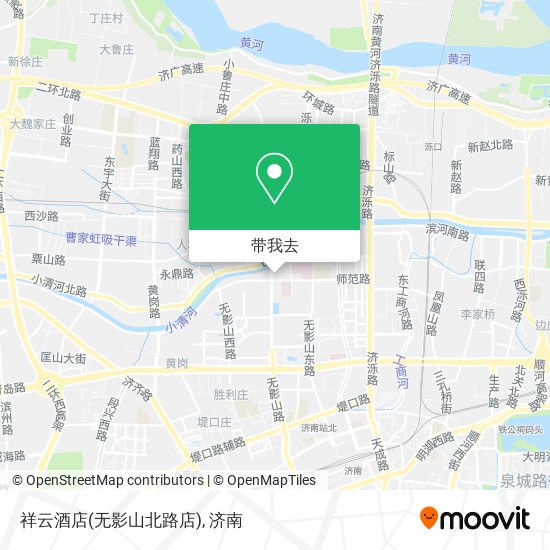 祥云酒店(无影山北路店)地图