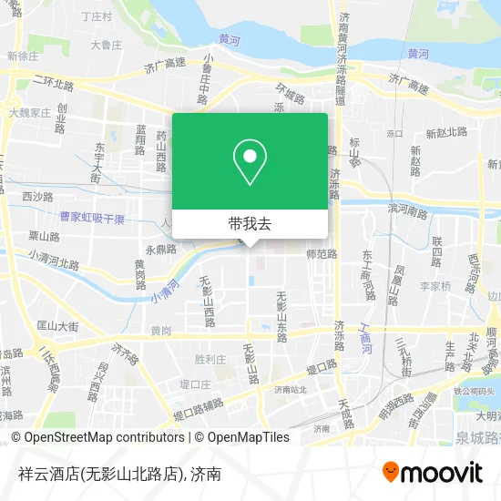 祥云酒店(无影山北路店)地图