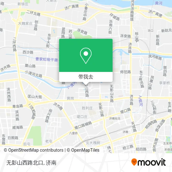 无影山西路北口地图