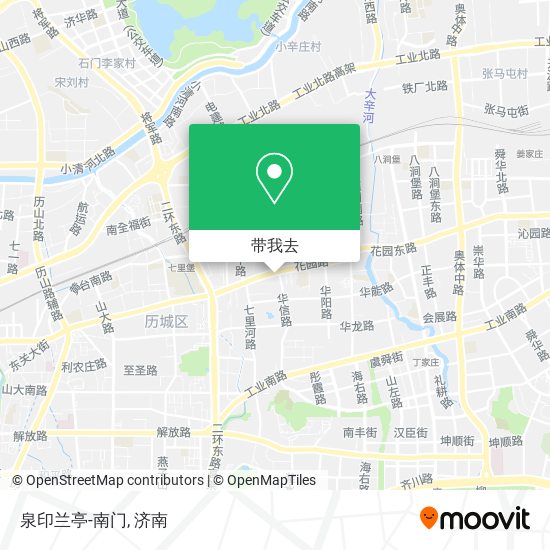 泉印兰亭-南门地图