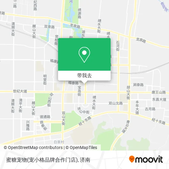 蜜糖宠物(宠小格品牌合作门店)地图