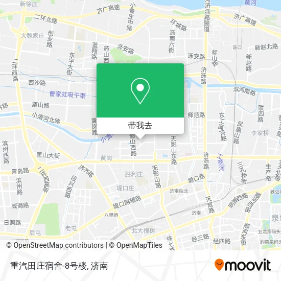 重汽田庄宿舍-8号楼地图