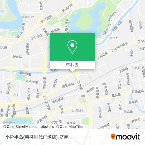 小靴半岛(荣盛时代广场店)地图