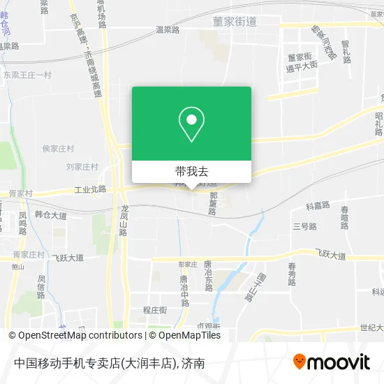 中国移动手机专卖店(大润丰店)地图