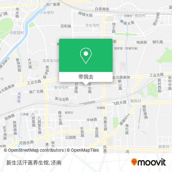 新生活汗蒸养生馆地图