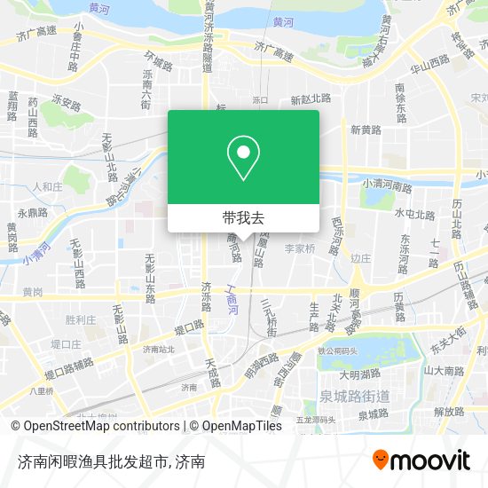 济南闲暇渔具批发超市地图