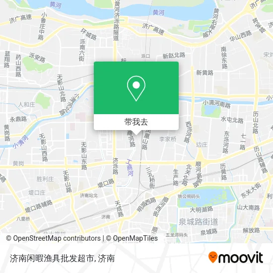 济南闲暇渔具批发超市地图