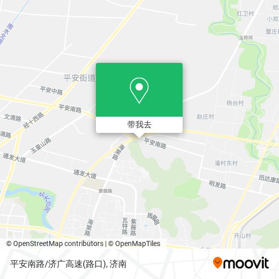 平安南路/济广高速(路口)地图