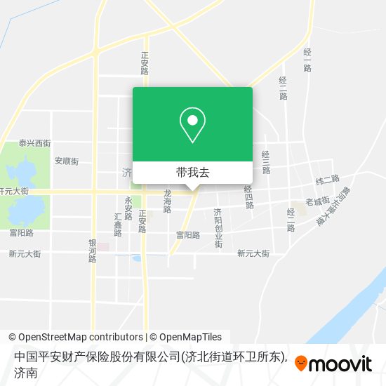 中国平安财产保险股份有限公司(济北街道环卫所东)地图