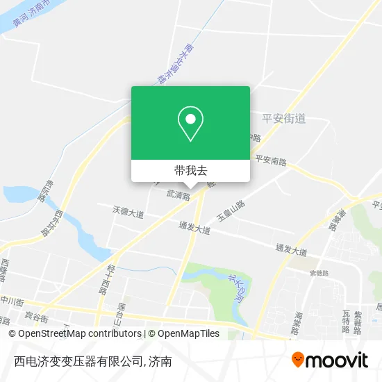 西电济变变压器有限公司地图