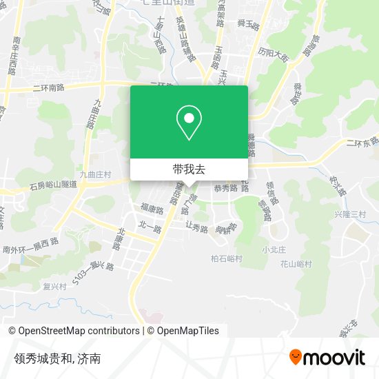 领秀城贵和地图