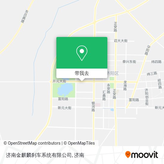 济南金麒麟刹车系统有限公司地图