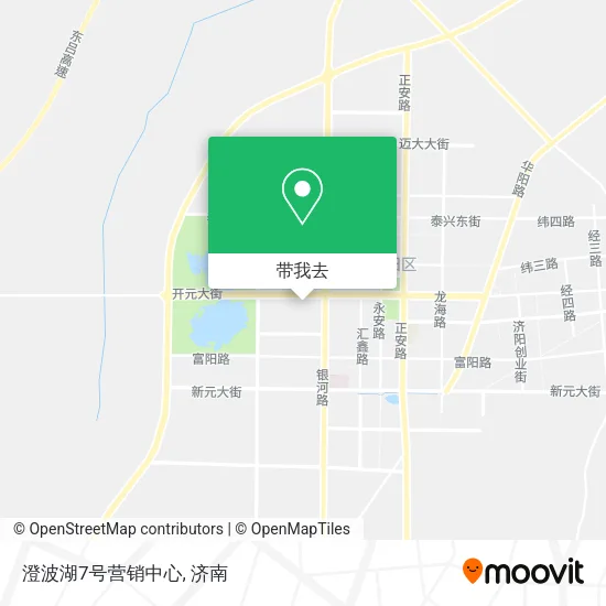 澄波湖7号营销中心地图