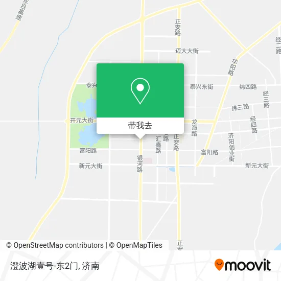 澄波湖壹号-东2门地图