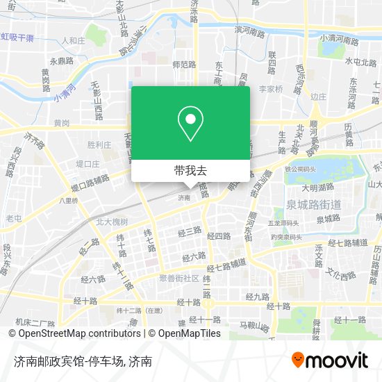 济南邮政宾馆-停车场地图
