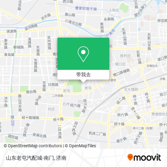 山东老屯汽配城-南门地图