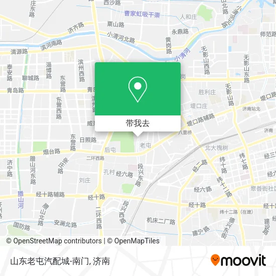 山东老屯汽配城-南门地图