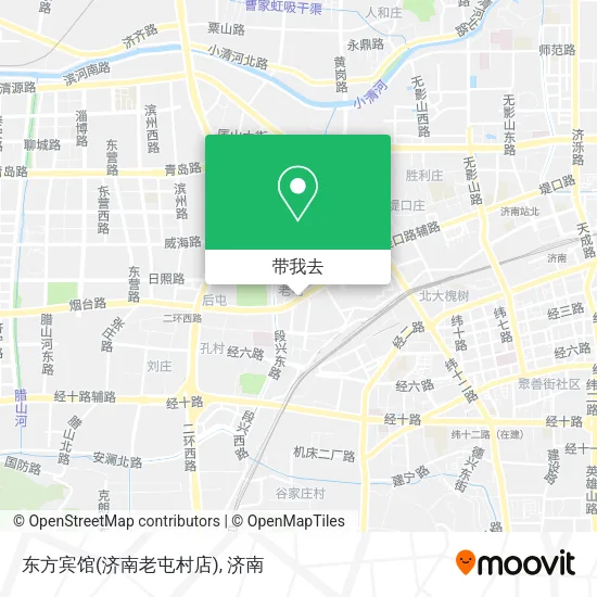 东方宾馆(济南老屯村店)地图