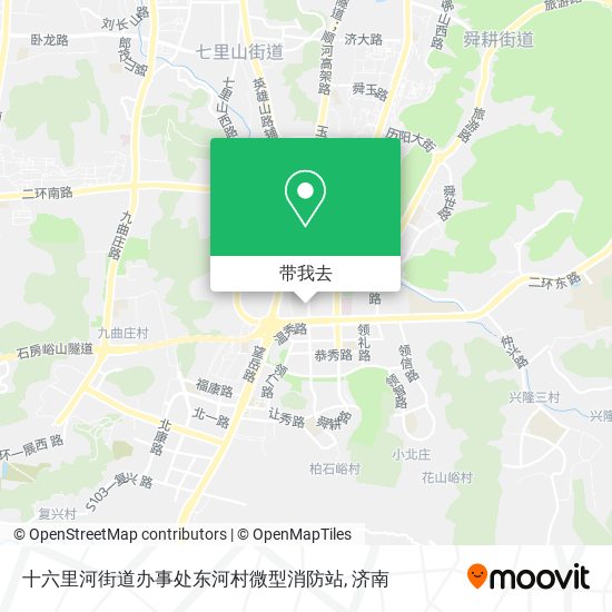 十六里河街道办事处东河村微型消防站地图