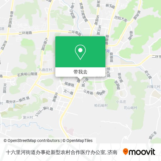 十六里河街道办事处新型农村合作医疗办公室地图