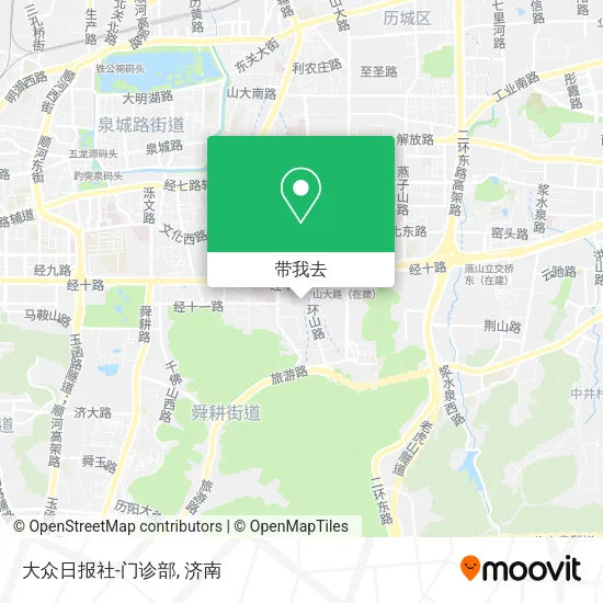大众日报社-门诊部地图