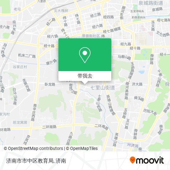 济南市市中区教育局地图