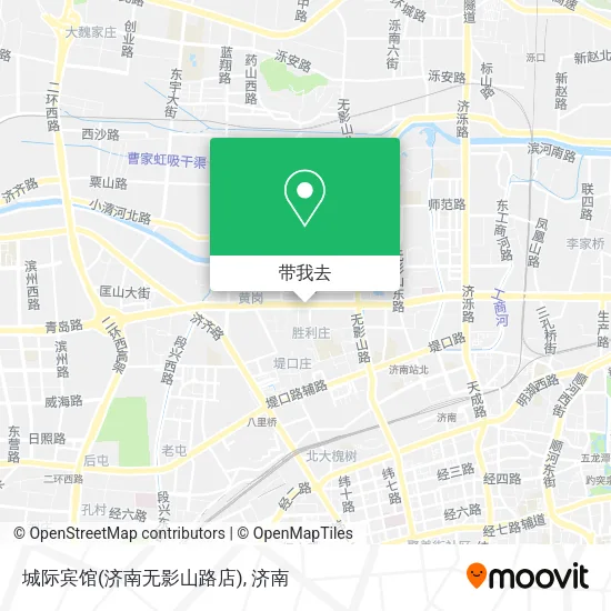 城际宾馆(济南无影山路店)地图