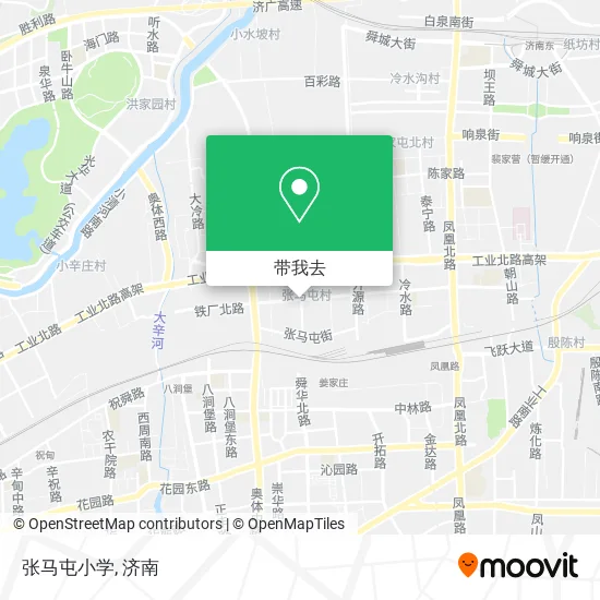张马屯小学地图