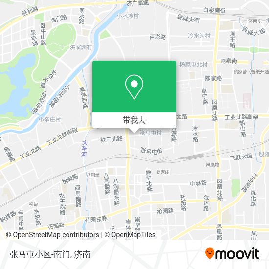 张马屯小区-南门地图