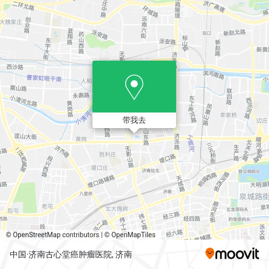 中国·济南古心堂癌肿瘤医院地图